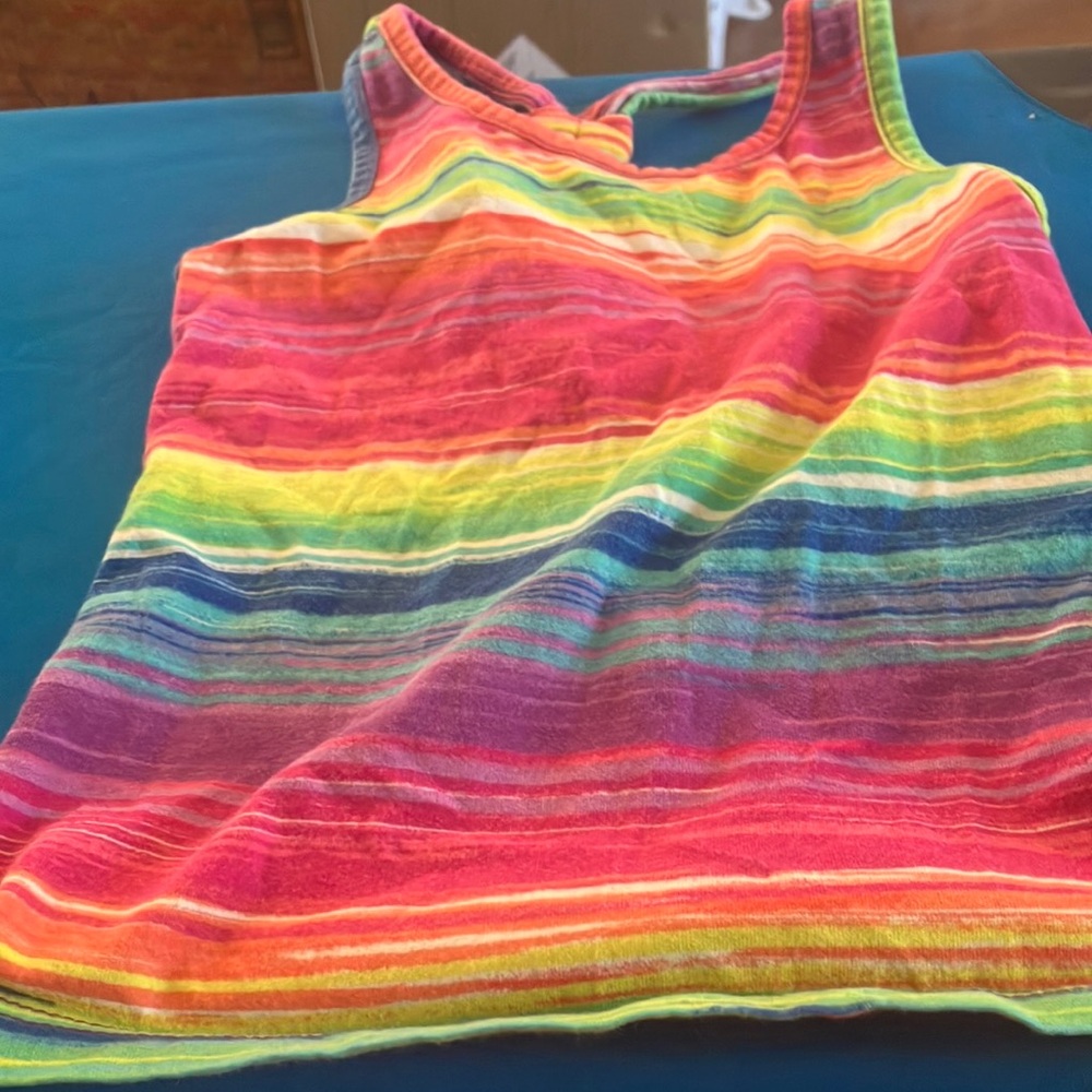 Place Colorful Striped Kids Tank Top small